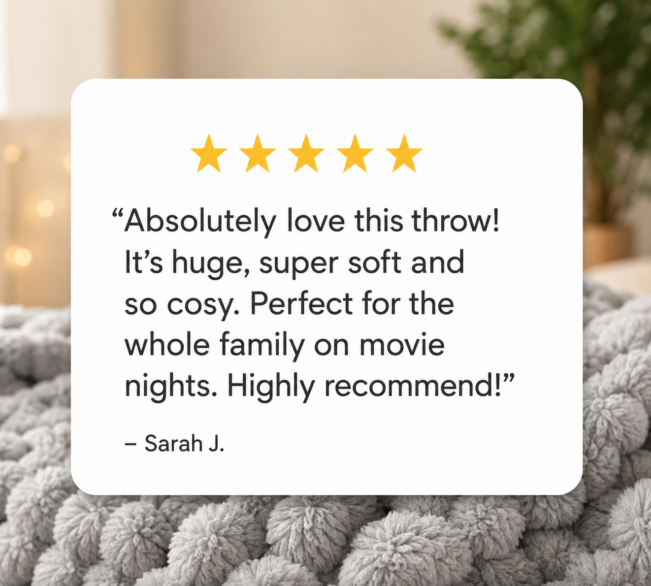 Plush Throw Blankets