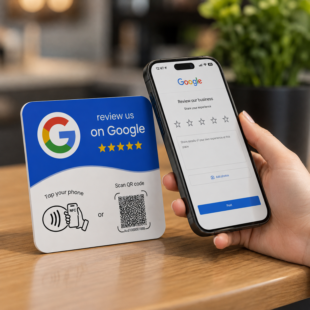 Tap Review Cards
